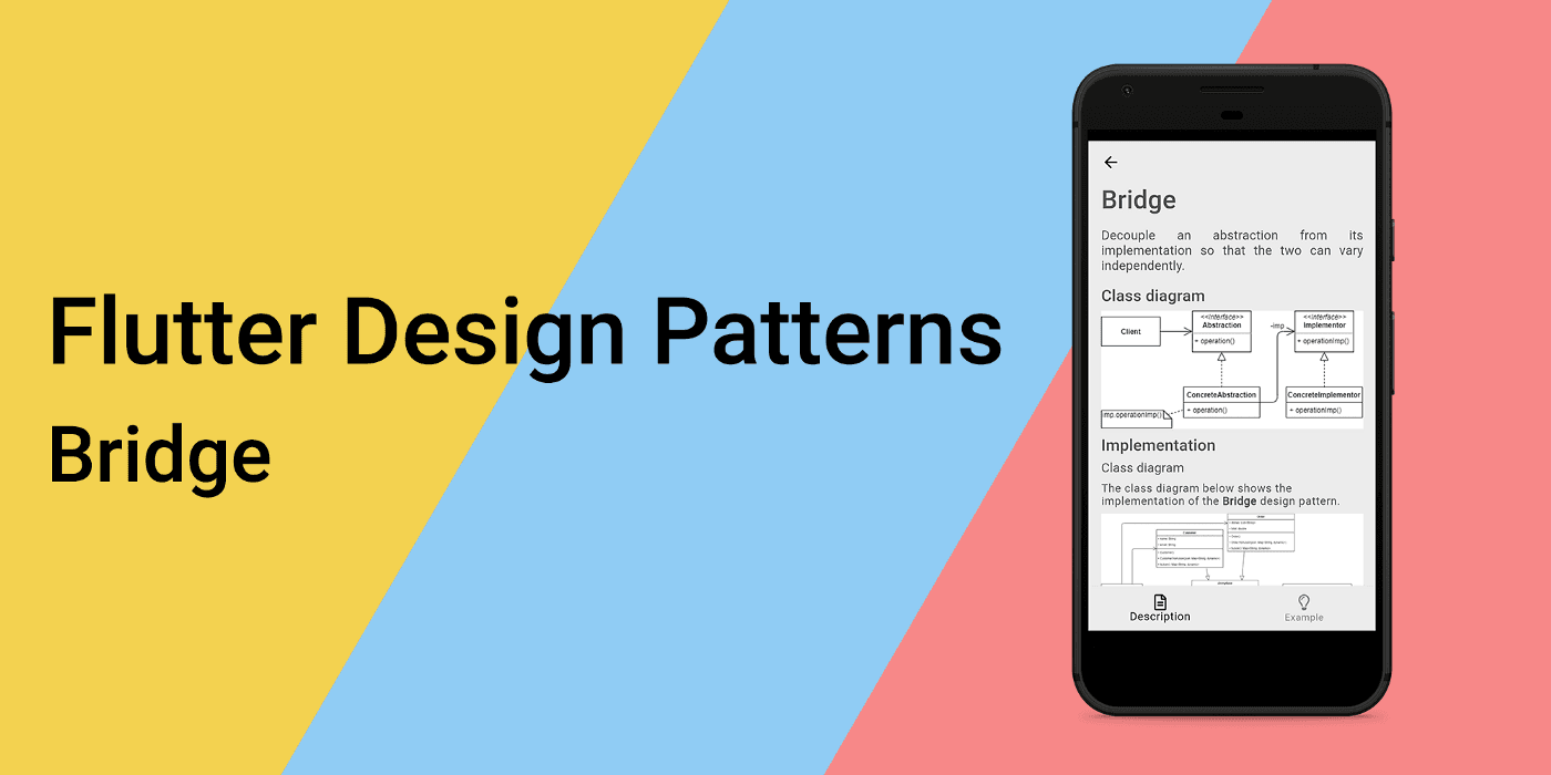 Flutter Design Patterns: 17 — Bridge