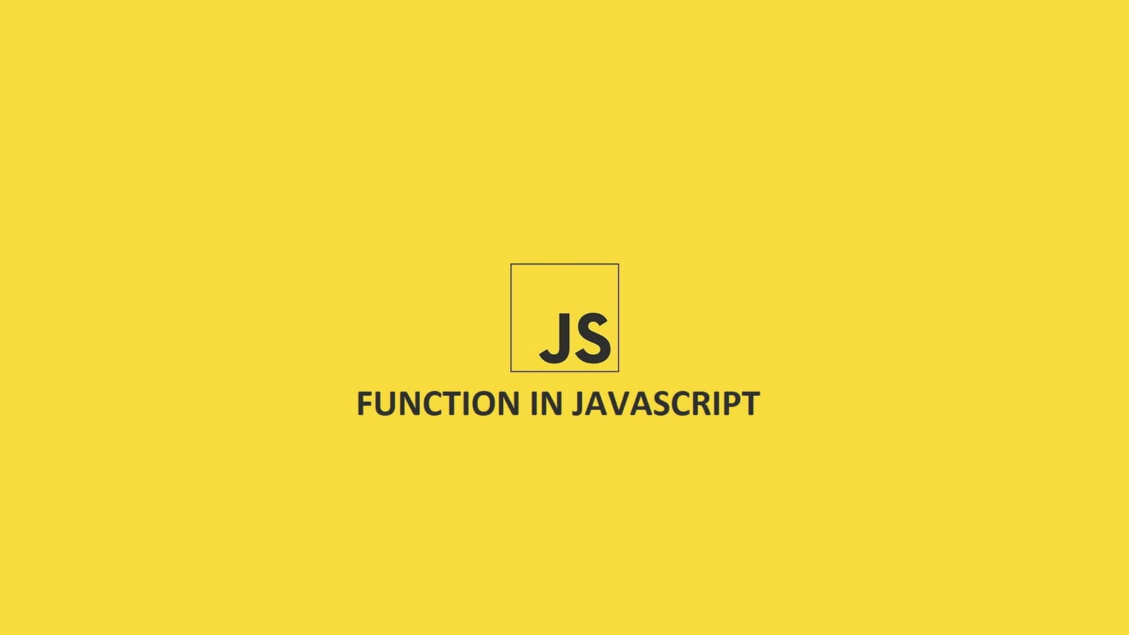 Function trong JavaScript