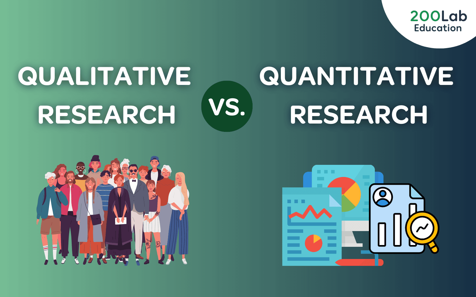 Sự khác nhau giữa nghiên cứu định tính và định lượng