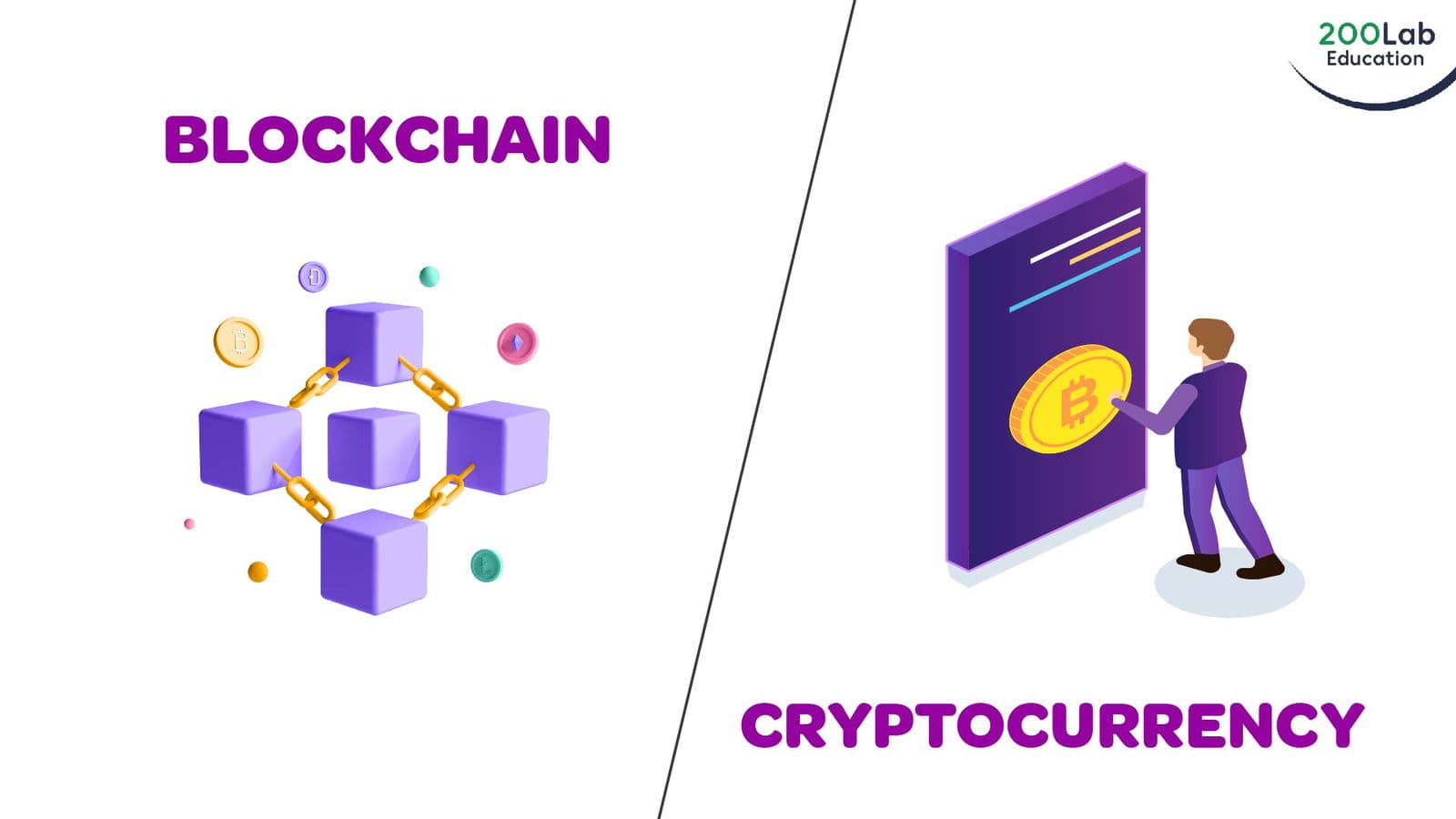 Sự khác biệt giữa Blockchain vs Cryptocurrency (Tiền điện tử)