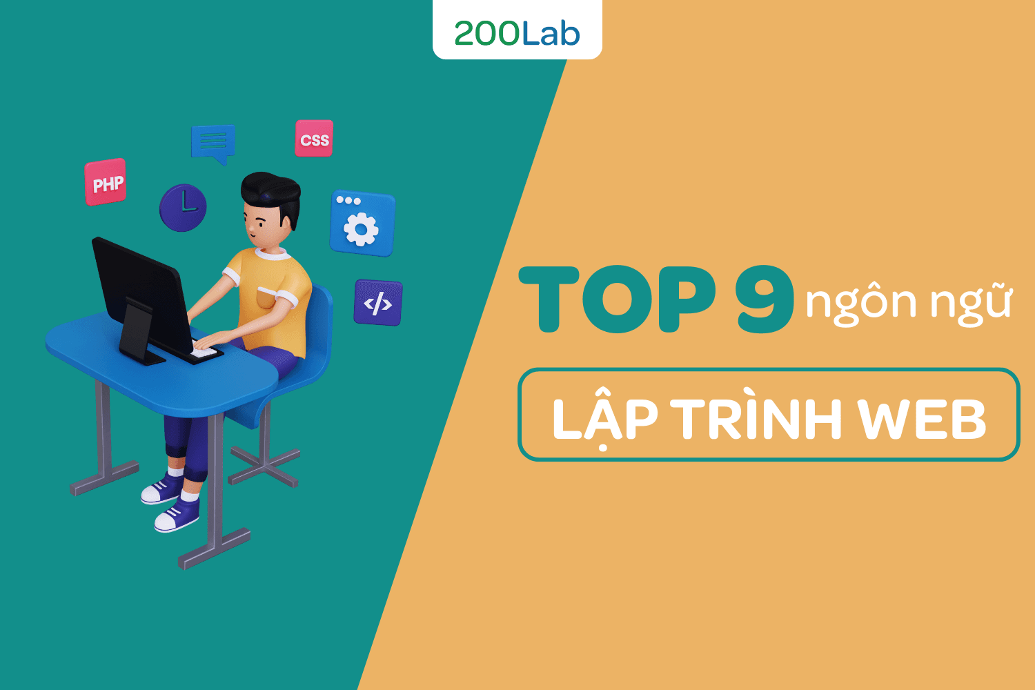 Top 9 ngôn ngữ lập trình web phổ biến nhất