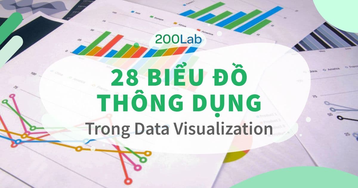 28 loại biểu đồ thông dụng trong Trực Quan Hóa Dữ Liệu