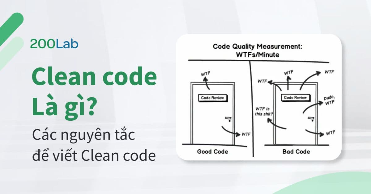 Clean code là gì ? Nguyên tắc viết clean code trong Lập Trình